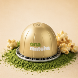 Thé Vert Matcha Pop Corn – Boîte de 10 Capsules (5g/capsule)