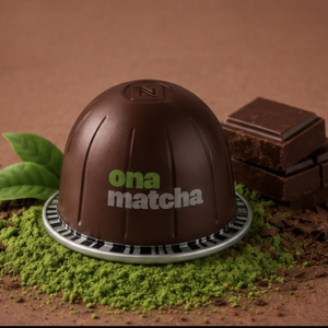 Thé Vert Matcha Chocolat – Boîte de 10 Capsules (5g/capsule)