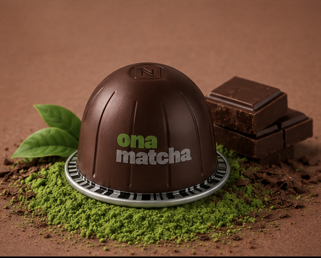 Thé Vert Matcha Chocolat – Boîte de 10 Capsules (5g/capsule)